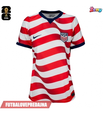 Lacne Ženy Futbalové dres Spojené štáty MS 2026 Krátky Rukáv - Domáci